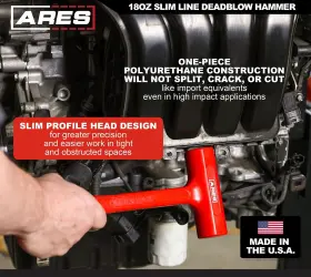 23050 ARES Line Deadblow Hammer Head Delivers Po #3