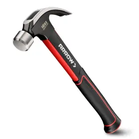 HT02012 ARROW FASTENER Curved Claw Hammer Fiberglass Handle