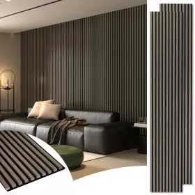 A31GU501AW ART3D Soundproof Bedroom Wall Acoustic Wood Panels