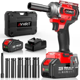 AT450 AVHRIT Cordless Impact Wrench Brushless Motor
