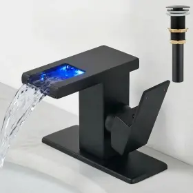 AV-PB-B04 AVSIILE Led Waterfall Bathroom Sink Faucet Single