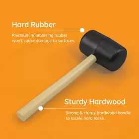 818833027831 BANGERZ SUNZ Rubber Mallet Hardwood Double Faced #3