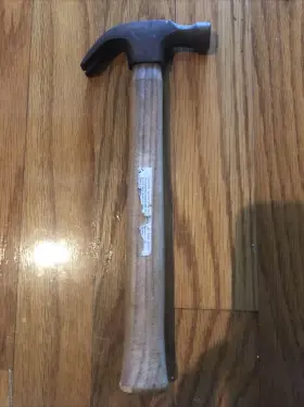 08107 BARCO Hammer Wood Handle Claw Tool Light #2