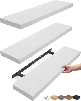 FSD3V250 BAYKA Wall Wood Shelves Floating Bathroom Shelf