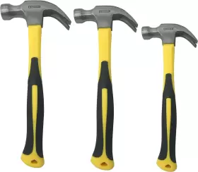 692622587795 BENCHMARK Pack Claw Hammers Sure Grip Fiberglass