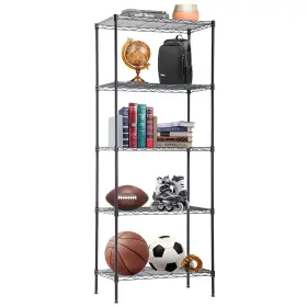 XF-MN5-BLACK-FDW BESTOFFICE Wire Shelving Unit Tier Upto