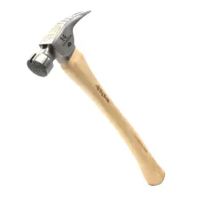 766565151518 BIG HORN Tiger Titanium Hammer Curved Hickory