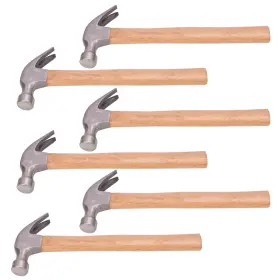 748743535242 BIUGAAUFAI Pack Claw Hammer Wooden Handle Forged