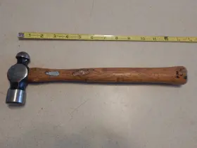 BP-12B BLUE POINT Ball Peen Hammer Wood Handle