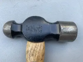 BP40B BLUE-POINT Ball Peen Hammer Solid Hickory Handle #3
