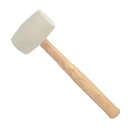 445029056097 BON TOOL Thrifty Rubber Mallet Wood Handle