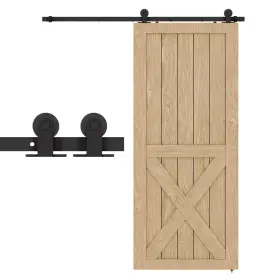 BN-FAFA03 BONIKLUBA Sliding Barn Door Top Mount Hanger Kit
