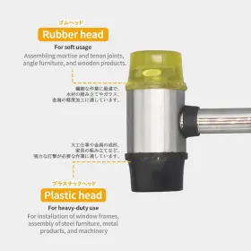 BSD-0425 BOOSDEN LLC Double Faced Hammer Mallet Rubber #3