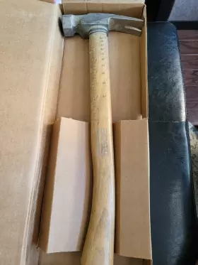 BH16TIHI18M BOSS HAMMER Hickory Handle Milled Titanium #3