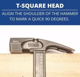 BH16TIM BOSS HAMMER Pro Titanium Slip Rubber Grip #2