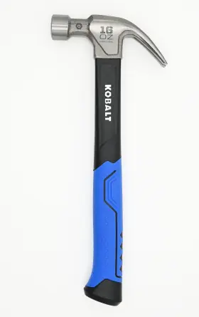 62742 KOBALT Steel Head Fiberglass Claw Hammer
