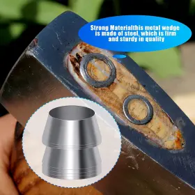 445023067051 BRANDED01 Safety Round Handle Axe Wedge Hammer #2