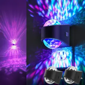 BRGY20709US BRIIGNITE Night Lights Pack Galaxy Projector Plug