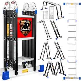 XG-115A43 BRYNER Folding Extension Ladder