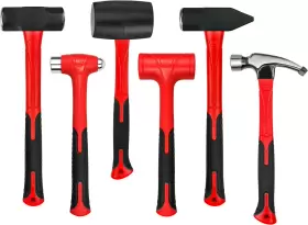 691198253196 C-T Hammer Set Fiberglass Handle Mallet Shock