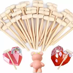 759337629179 CAFFOX Mini Wooden Hammers Chocolate Mallets
