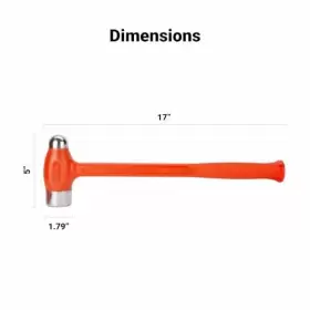 886352101097 CAPRI TOOLS Blow Ball Peen Hammer #3