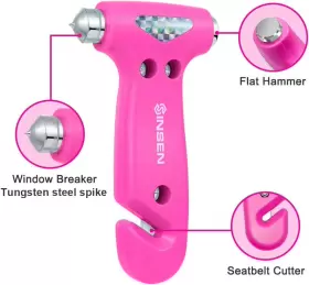 SA0040 CAR HOME Safety Hammer Window Breaker Seatbelt Cutter #3