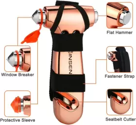 SA40 CAR HOME Sensen Window Breaker Seatbelt Cutter Emergency #2