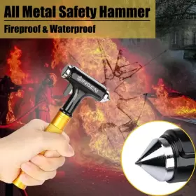 SA42-1G CAR HOME Window Breaker Seabelt Cutter Safety Hammer #2