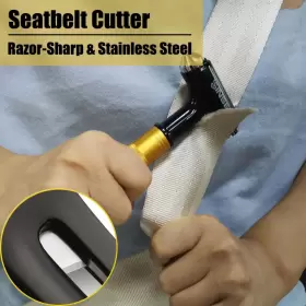 SA42-1G CAR HOME Window Breaker Seabelt Cutter Safety Hammer #3