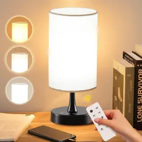 23003-BLACK CAROMOLLY Light Therapy Lamp Lux Remote Control