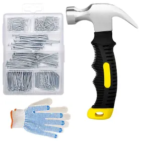 730869877207 CERPOURT Nails Claw Hammer Mini Kit