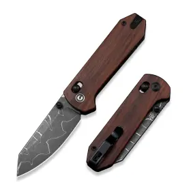C23073B-DS2 CIVIVI Folding Pocket Knife Damascus Blade Lock