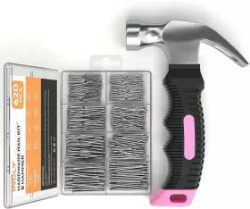 B08XBG6PT8 PINK Nails Kit