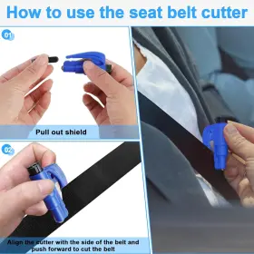 PCAQC-001 COEWEULE Window Breaker Seatbelt Cutter Design #2