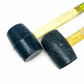 9460 COGHLANS Tent Peg Rubber Head Mallets Wood Handle #2
