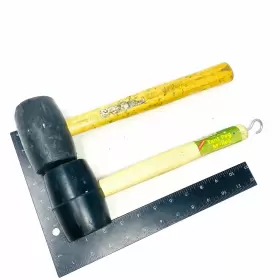 9460 COGHLANS Tent Peg Rubber Head Mallets Wood Handle #3