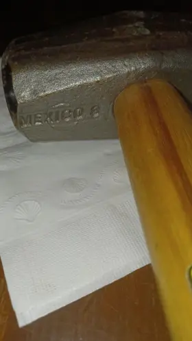 DHT-3H-C-32494 COLLINS Drilling Hammer Hickory Handle #3