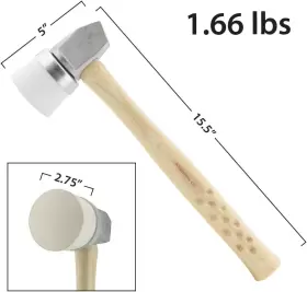 06-2ALW ULTRA Light Rubber Capped Flooring Mallet #2