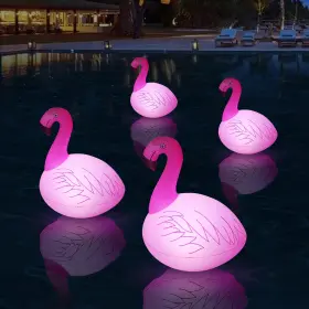 CT212FG COOTWAY Light Up Pool Night Solar Floats Set