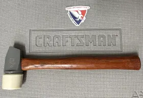 38102 CRAFTSMAN Nos Sears Rubber Mallet Flooring Hammer