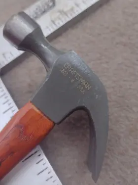 38128 CRAFTSMAN Claw Hammer Wood Handle Woodworking #3