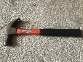 38129 CRAFTSMAN Third Claw Hammer Fiberglass Rubber Grip
