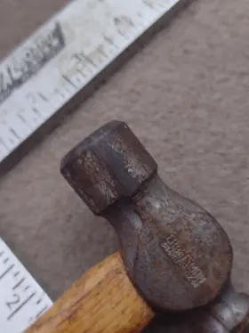 38463 CRAFTSMAN Ball Peen Pein Hammer Hickory Wood Handle #3