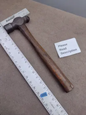 38467 CRAFTSMAN Ball Peen Pein Hammer Wood Handle Tool