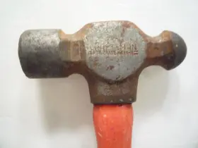 38473 CRAFTSMAN Ball Peen Hammer Fiberglass Handle Rubber #2