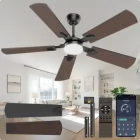 HYJ-001B CRAZYPAI Ceiling Fan Reversible Motor Noiseless