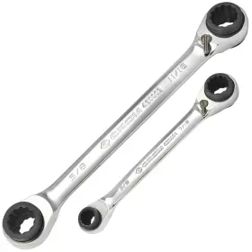 42002 CROM Reversible Ratcheting Double Combination Wrench