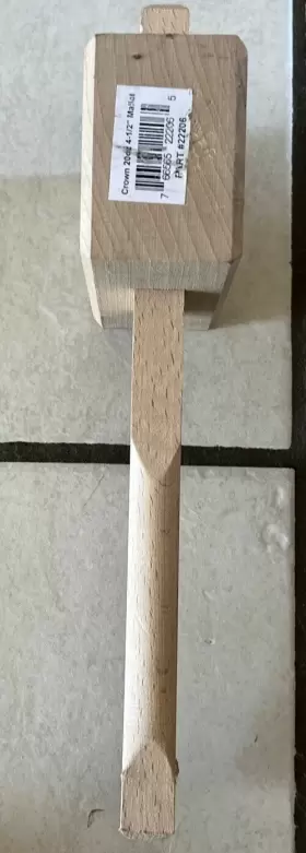 22206 CROWN TOOLS Woodcarvers Mallet Beechwood #3