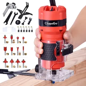 CT-370 CTOPOGO Woodworking Hobbyist Palm Router Trimmer Bits